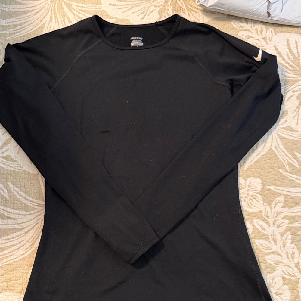 Nike Black Dri-FIT Long Sleeve Shirt
